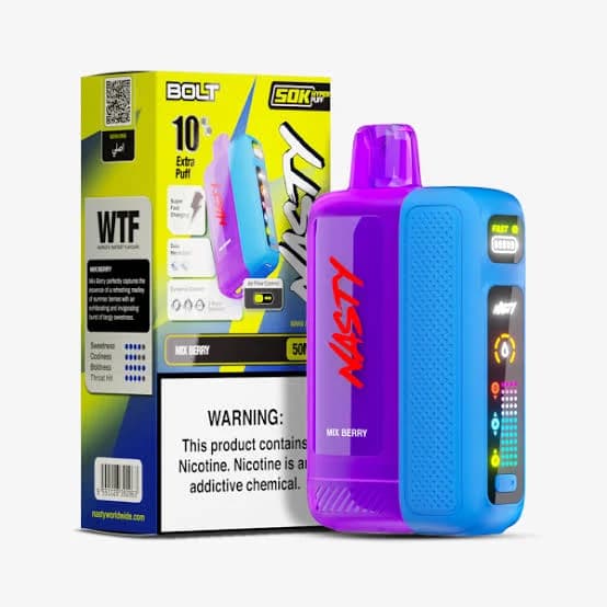 پاد یکبار مصرف نستی 50000 پاف میکس بری | NASTY 50000 Mixed Berry Disposable Vape