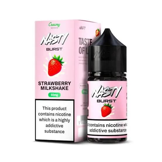 سالت نستی شیر توت فرنگی 30 میل | NASTY LIQ Strawberry Milk Salt 30ml