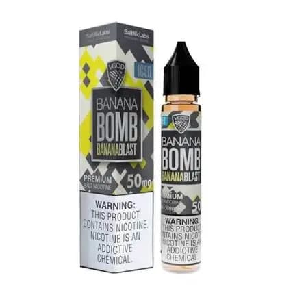 سالت ویگاد موز یخ 30 میل | VGOD Iced Banana Bomb Salt 30ml