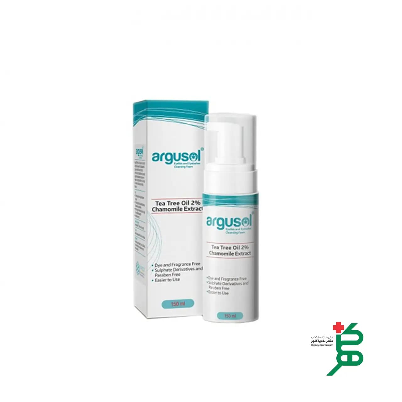 فوم پاک کننده چشم آرگوسول مدل Tea Tree Oil