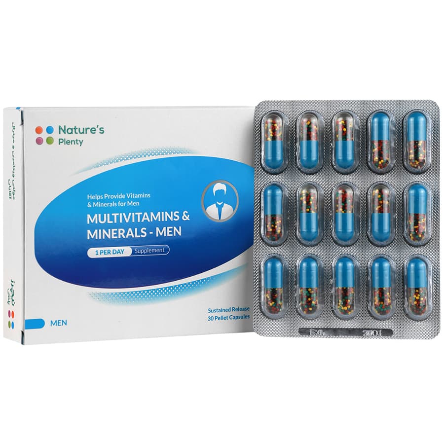 مولتی ویتامین و مینرال آقایان نیچرز پلنتی 30 عددی — تصویر ۲