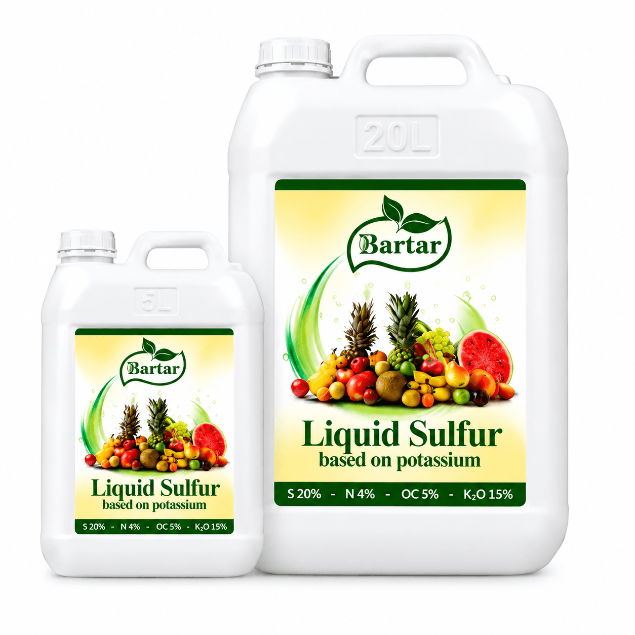 کود گوگرد آلی مایع پایه پتاسیم 5 و 20 لیتری اصل