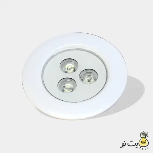 چراغ توکار استخری RGB فول کالر 9 وات EMAX