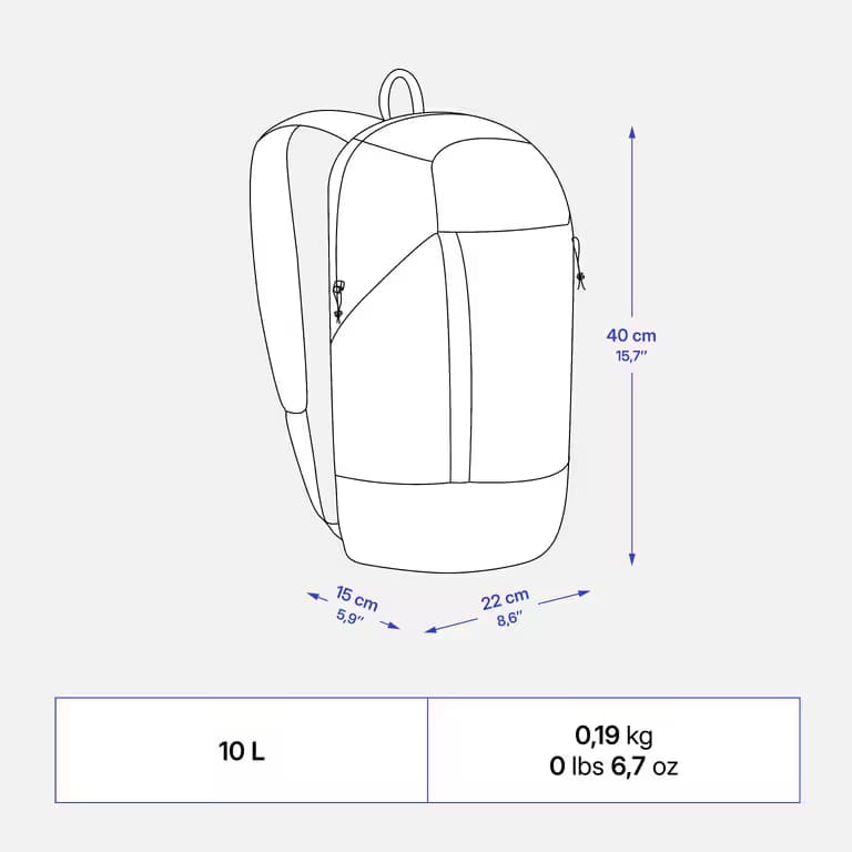 کوله پشتی کچوا – 10 لیتری مدل Outdoor Backpack — تصویر ۴