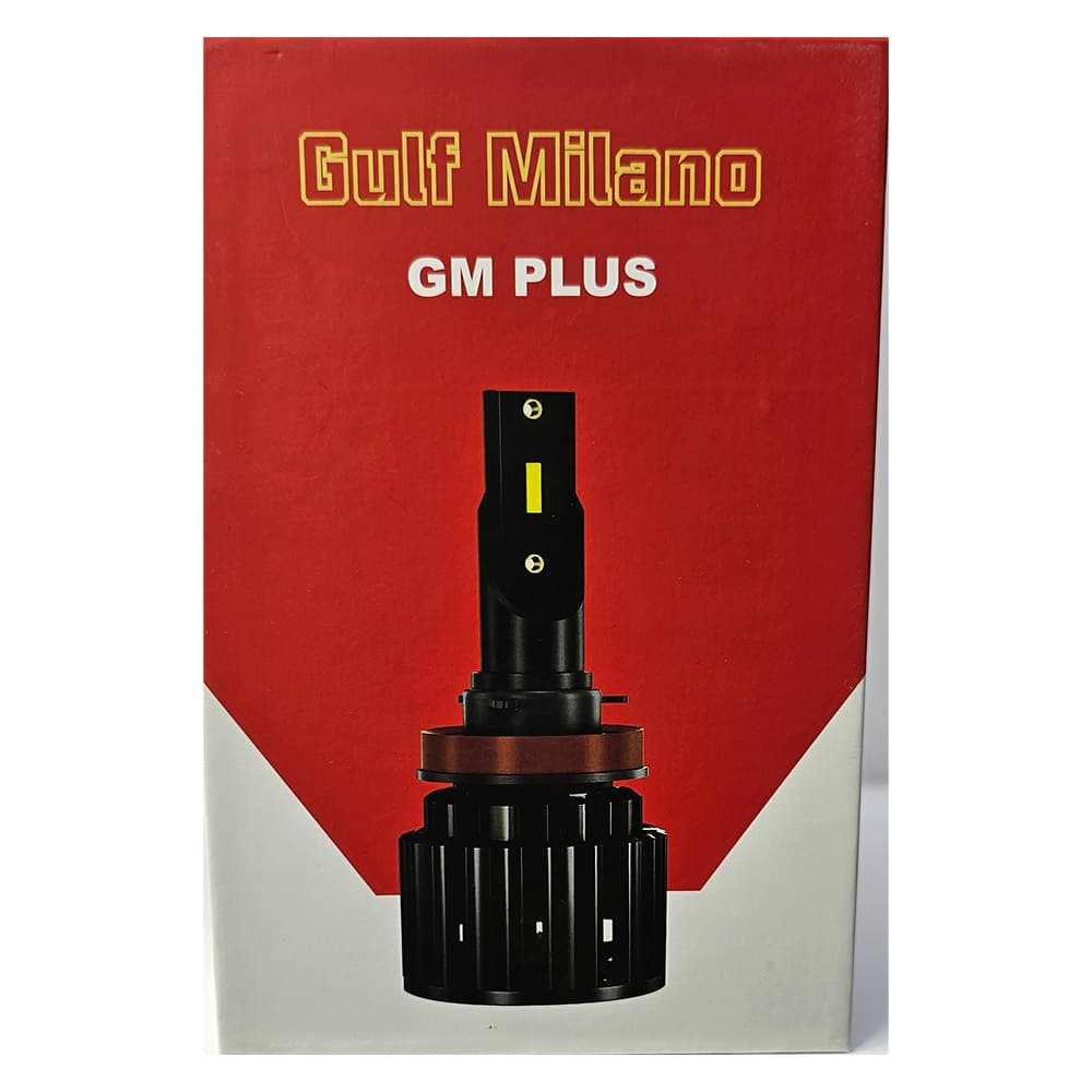 لامپ هدلایت GULF MILANO مدل GM PLUS پایه H3 بسته 2 عددی