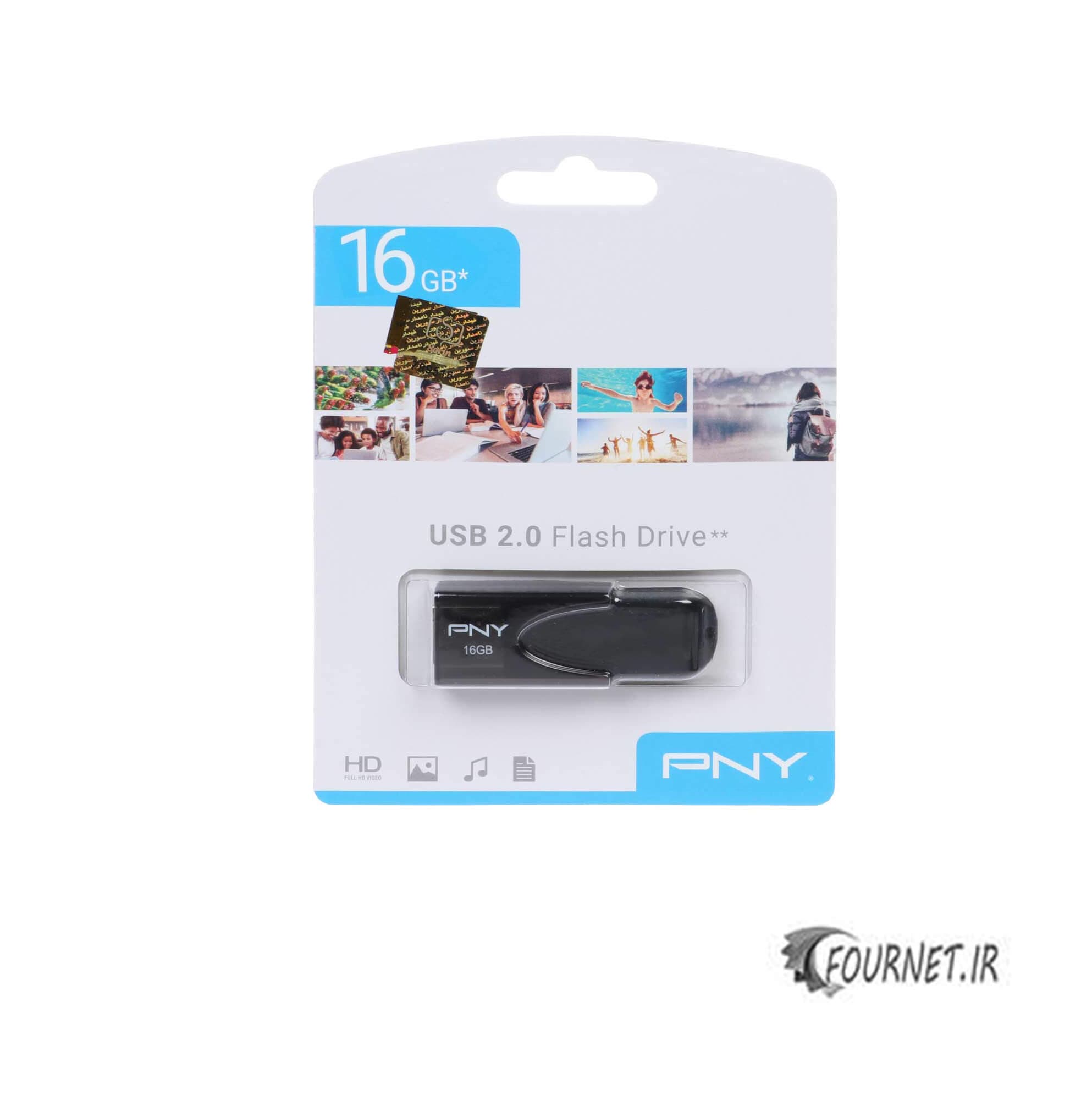 فلش مموری پی ان وای مدل ATT4 USB 2.0 ظرفیت 16 گیگابایت — تصویر ۲