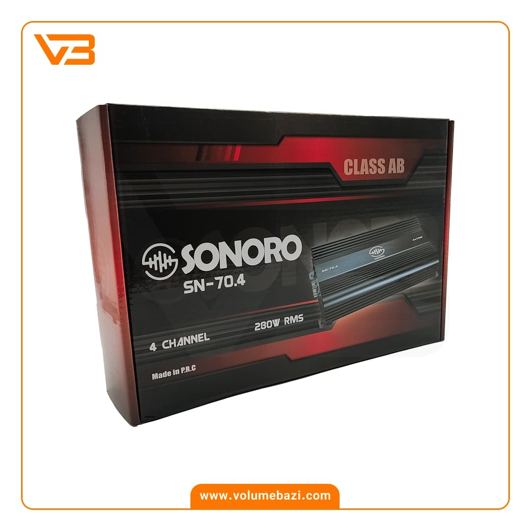 آمپلی فایر 4 کانال SONORO مدل SN-70.4 — تصویر ۶