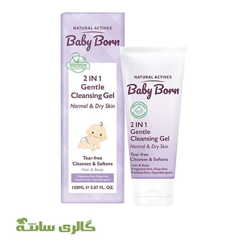 ژل شوینده سر و بدن کودک بیبی برن BABY BORN
