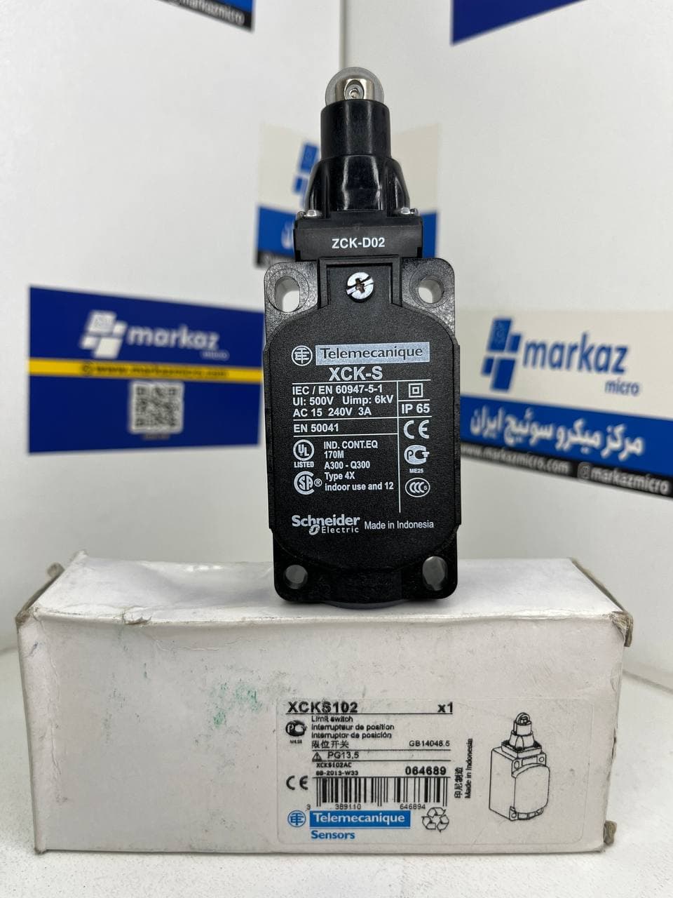لیمیت سوئیچ تله مکانیک مدل XCKS102 — تصویر ۳