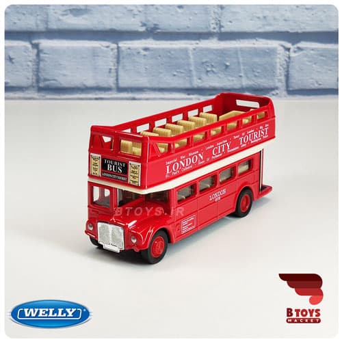 ماکت اتوبوس لندن روباز برند ویلی(London Bus Opentop)