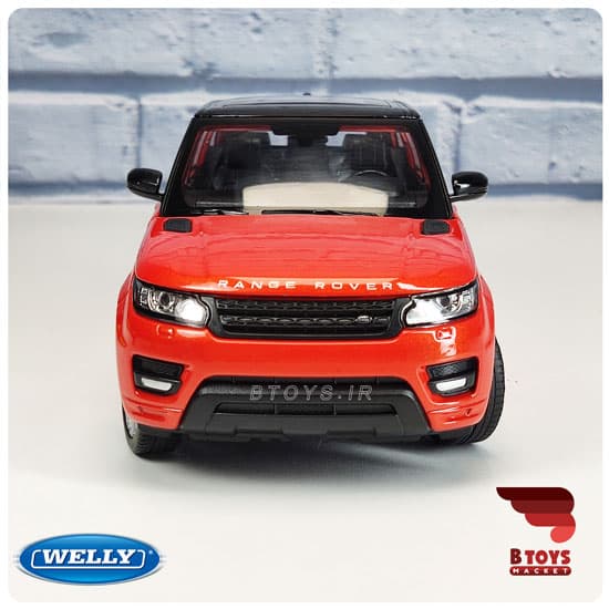 ماکت ماشین رنجرور اسپورت نارنجی ویلی(Range Rover Sport welly) — تصویر ۶