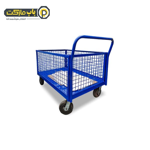 گاری دستی 60*80 با چرخ دایکاست دور توری 50 سانت
