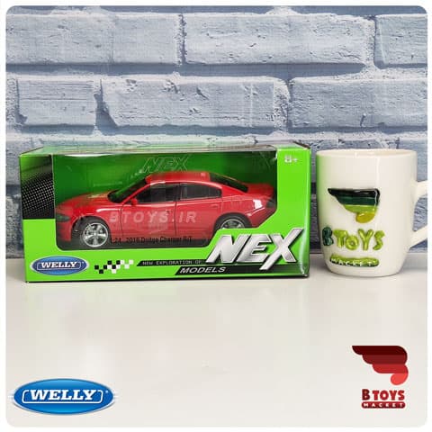 ماکت ماشین دوج چارجر 2016 نارنجی ویلی(Dodge charger 2016 welly) — تصویر ۶