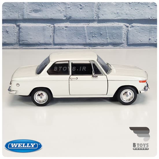 ماکت ماشین بی ام و 2002 سفید ویلی(BMW 2002 welly) — تصویر ۳