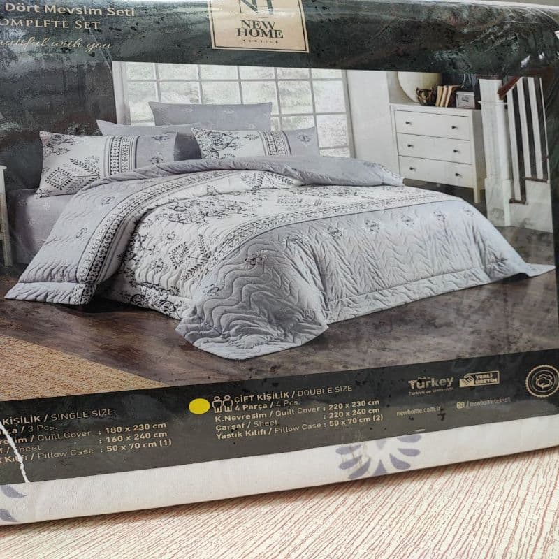 روتختی دونفره چهارفصل ترک مدل LORETA برند NEW HOME — تصویر ۳