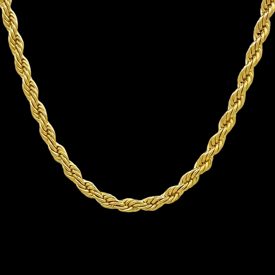 گردنبند طنابی ضخیم (Chunky Rope Twisted Chain Necklace)