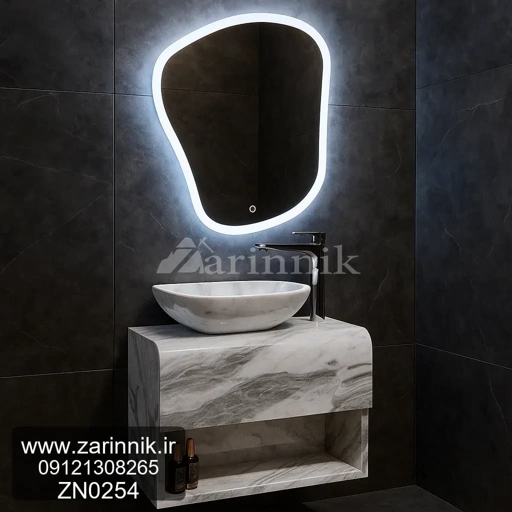 روشویی کوچک مدرن زرین نیک کد ZN0254 — تصویر ۲