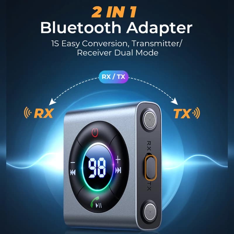 گیرنده بلوتوث اتومبیل جویروم مدل Joyroom JR-CB2 — تصویر ۹