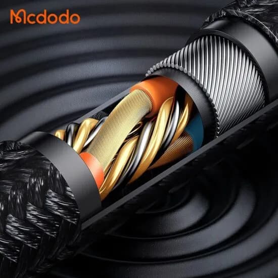 کابل تبدیل لایتنینگ اتصال همزمان هندزفری لایتنیگ و شارژر Mcdodo CA-5560 Audio Adapter — تصویر ۲