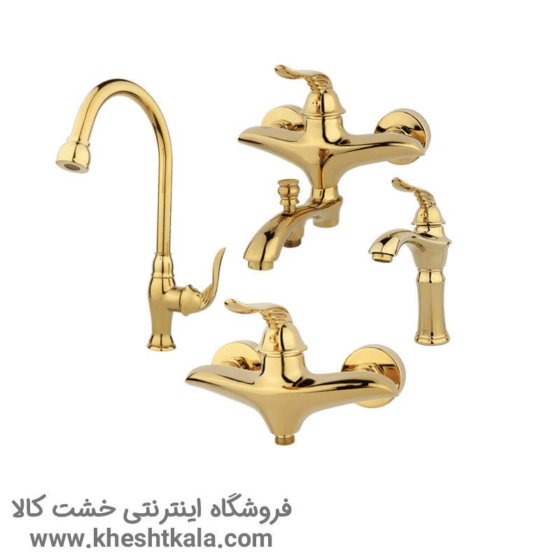 ست شیرآلات راسان مدل پریمو – طلایی