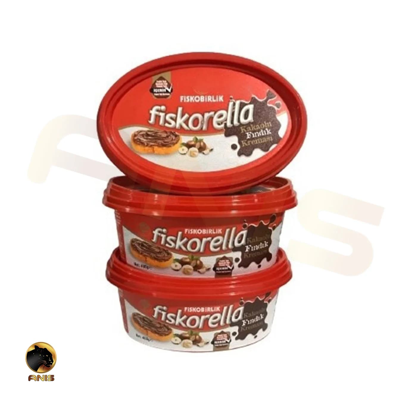 شکلات صبحانه فیسکوبیرلیک fiskobirlik با طعم فندق 400 گرم — تصویر ۲