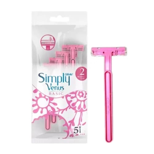 خودتراش صابونی زنانه ژیلت مدل Simply Venus دو لبه 4 تایی — تصویر ۲