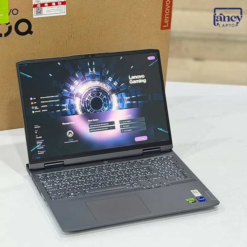 لپ تاپ استوک 16 اینچی لنوو LOQ 15IRX9 Core i7-13620H 16GB 512GB SSD RTX 4060 8GB WUXGA — تصویر ۳