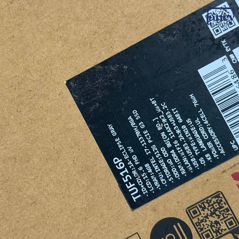 لپ تاپ آکبند 15.6 اینچی ایسوس TUF Gaming F15 FX516PE Core i7-11370H 8GB 512GB SSD RTX 3050 Ti 4GB 144Hz — تصویر ۵