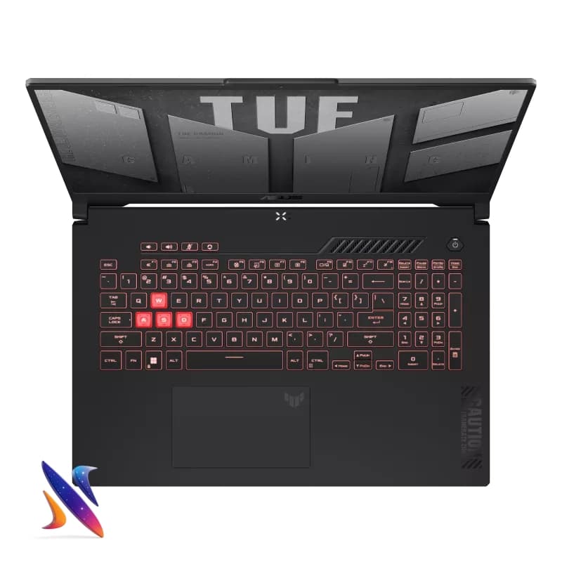 لپ تاپ 17.3 اینچی گیمینگ ایسوس Asus TUF Gaming FA707NUG R7-7445HS 32GB 2TB 6G-RTX4050 Nvidia Graphics — تصویر ۴