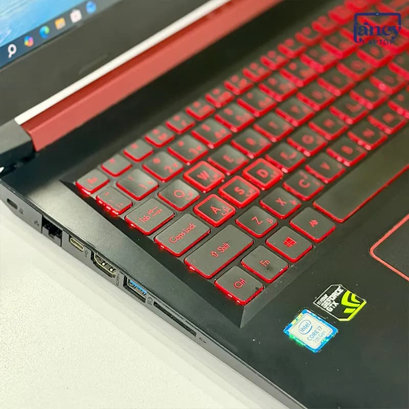 لپ تاپ استوک 15.6 اینچی ایسر Nitro 5 Core i7-7700HQ 16GB 128GB SSD 1TB HDD GTX 1050 Ti 4GB FHD IPS — تصویر ۴