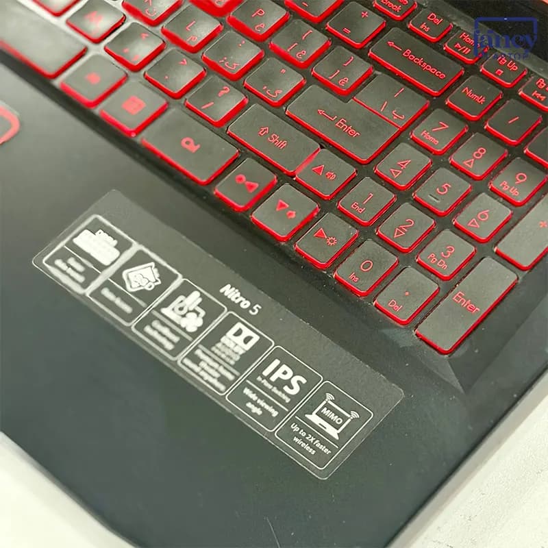 لپ تاپ استوک 15.6 اینچی ایسر Nitro 5 Core i7-7700HQ 16GB 128GB SSD 1TB HDD GTX 1050 Ti 4GB FHD IPS — تصویر ۵
