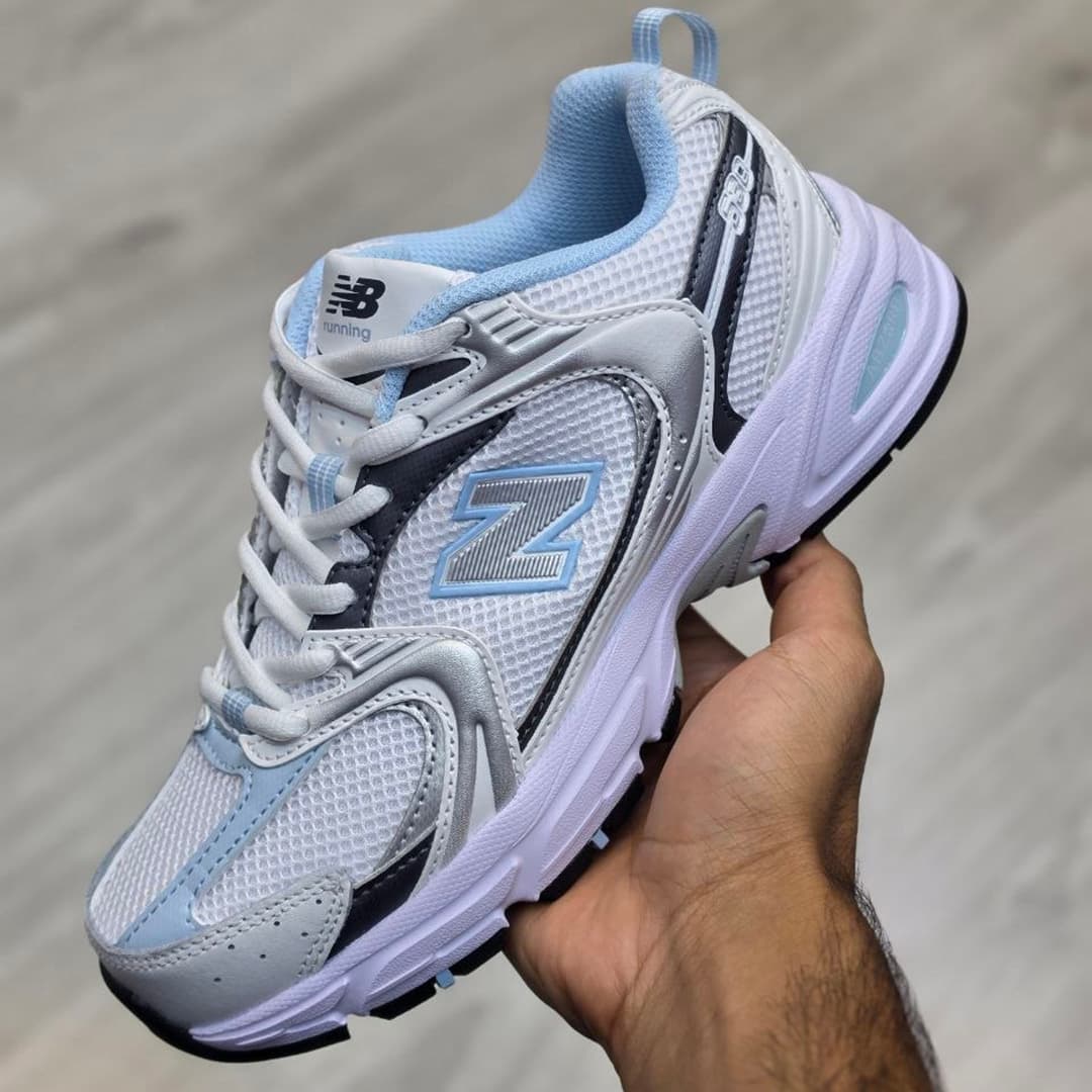 کفش کتونی زنانه نیو بالانس 530 New Balance 530 White Chrome Blue — تصویر ۲