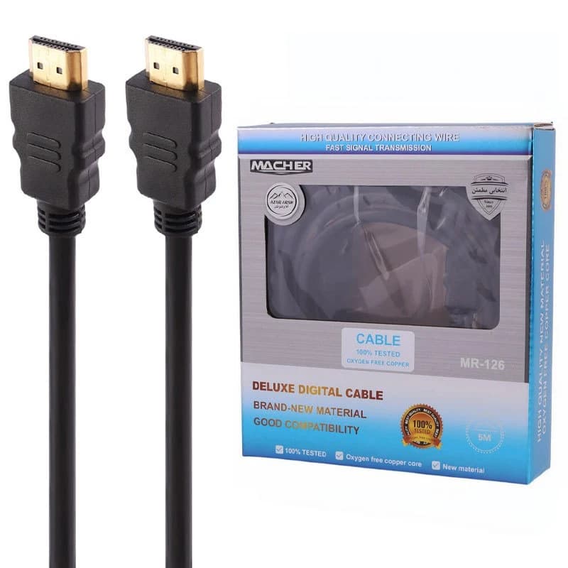 کابل HDMI مچر MR-126 طول 5 متر — تصویر ۲