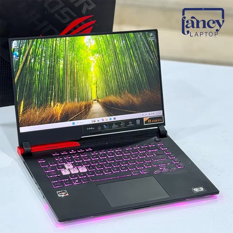 لپ تاپ استوک 15.6 اینچی ایسوس مدل ROG Strix G15 G513IC Ryzen 7 4800H 16GB DDR4 1TB SSD RTX 3050 4GB FHD 144Hz — تصویر ۲