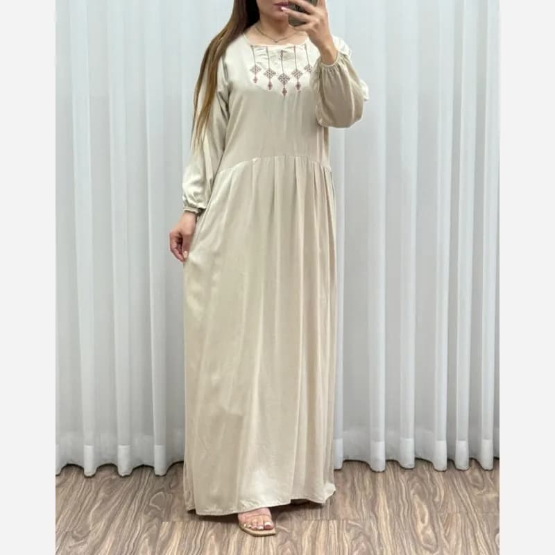 ساحلی نخی گلدوزی شده آی تکین فری سایز U7526 — تصویر ۲