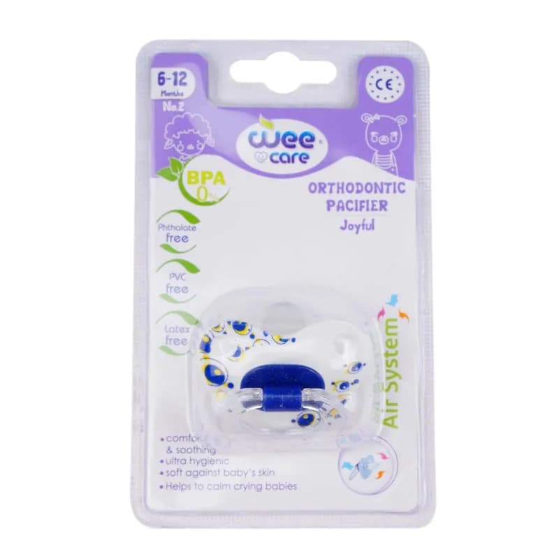 وی کر پستانک ارتودنسی مات چاپ دار سایز 2 کد 122 — تصویر ۲