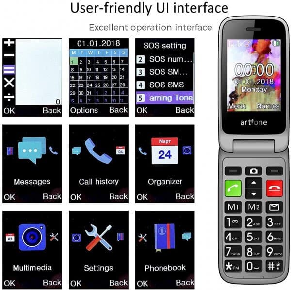 تلفن همراه دو سیم کارت Artfone مدل ODLICNO — تصویر ۲