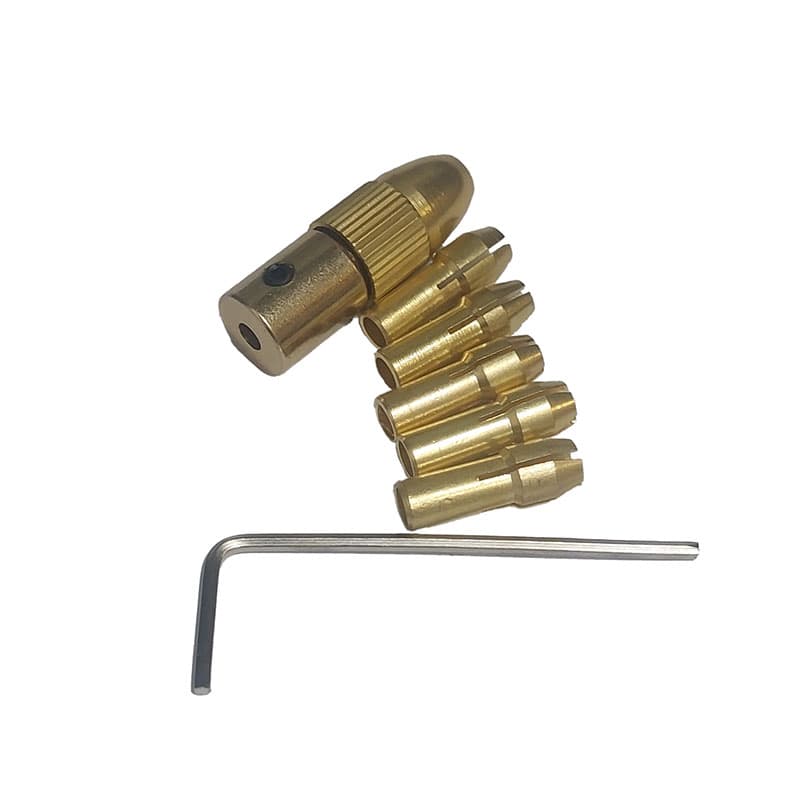 سه نظام پنج سر سایز ۰٫۵ تا ۳ میلیمتر مناسب موتور با شفت 3.17mm — تصویر ۳