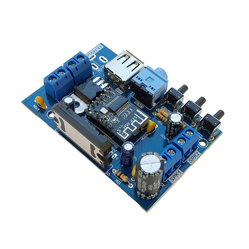 ماژول پخش فلش و بلوتوث دارای آمپلی فایر 180 وات مدل TDA7388 — تصویر ۳