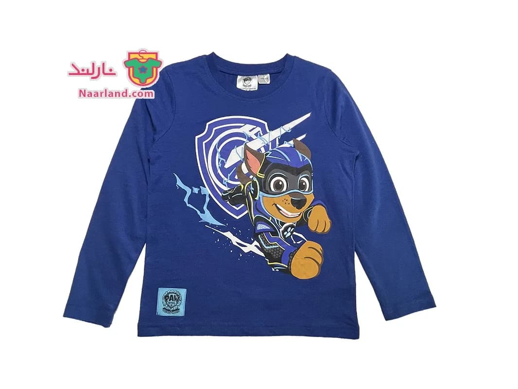 بلوز آستین بلند Paw Patrol آلمان آبی طرح سگهای نگهبان