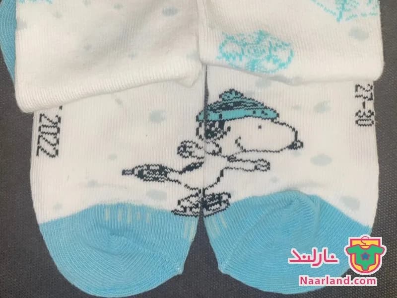 مجموعه 3 جفتی جوراب نخی دخترانه Peanuts آلمان طرح اسنوپی — تصویر ۵