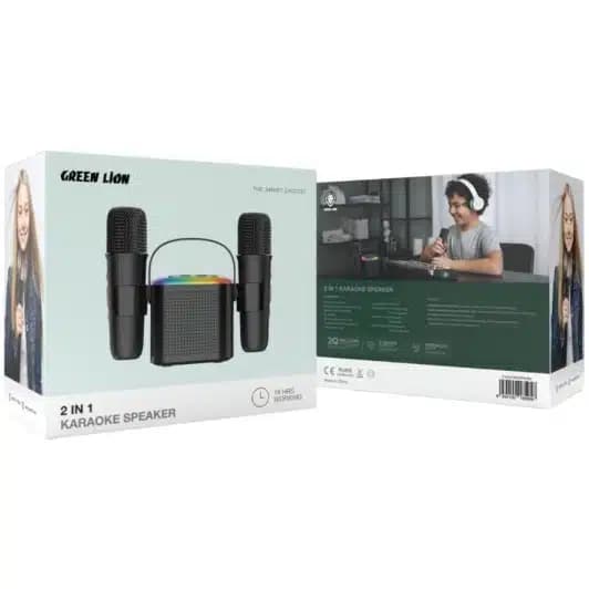 اسپیکر کارائوکه گرین لاین Green Lion 2 In 1 Karaoke Speaker — تصویر ۴