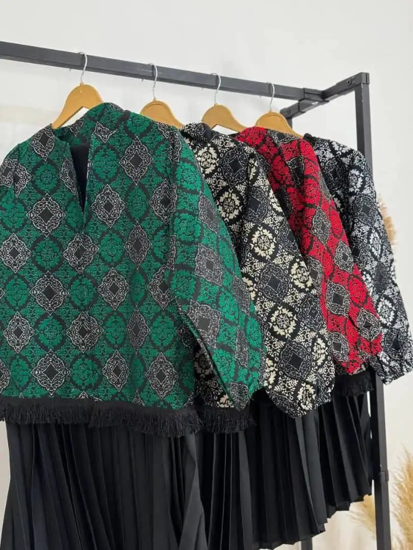 ست کت و دامن مجلسی صدف — تصویر ۷