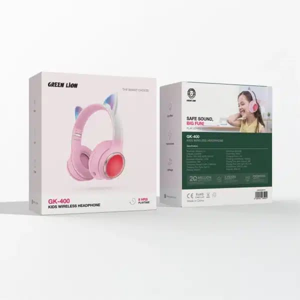 هدفون بی سیم کودکانه Green Lion GL-400 Kids Wireless — تصویر ۴