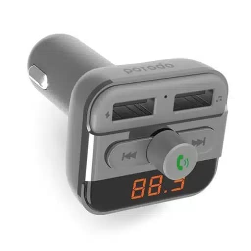 شارژر فندکی Porodo FM Transmitter and Fast Charging Car Charger 3.4 amp / 15W — تصویر ۲