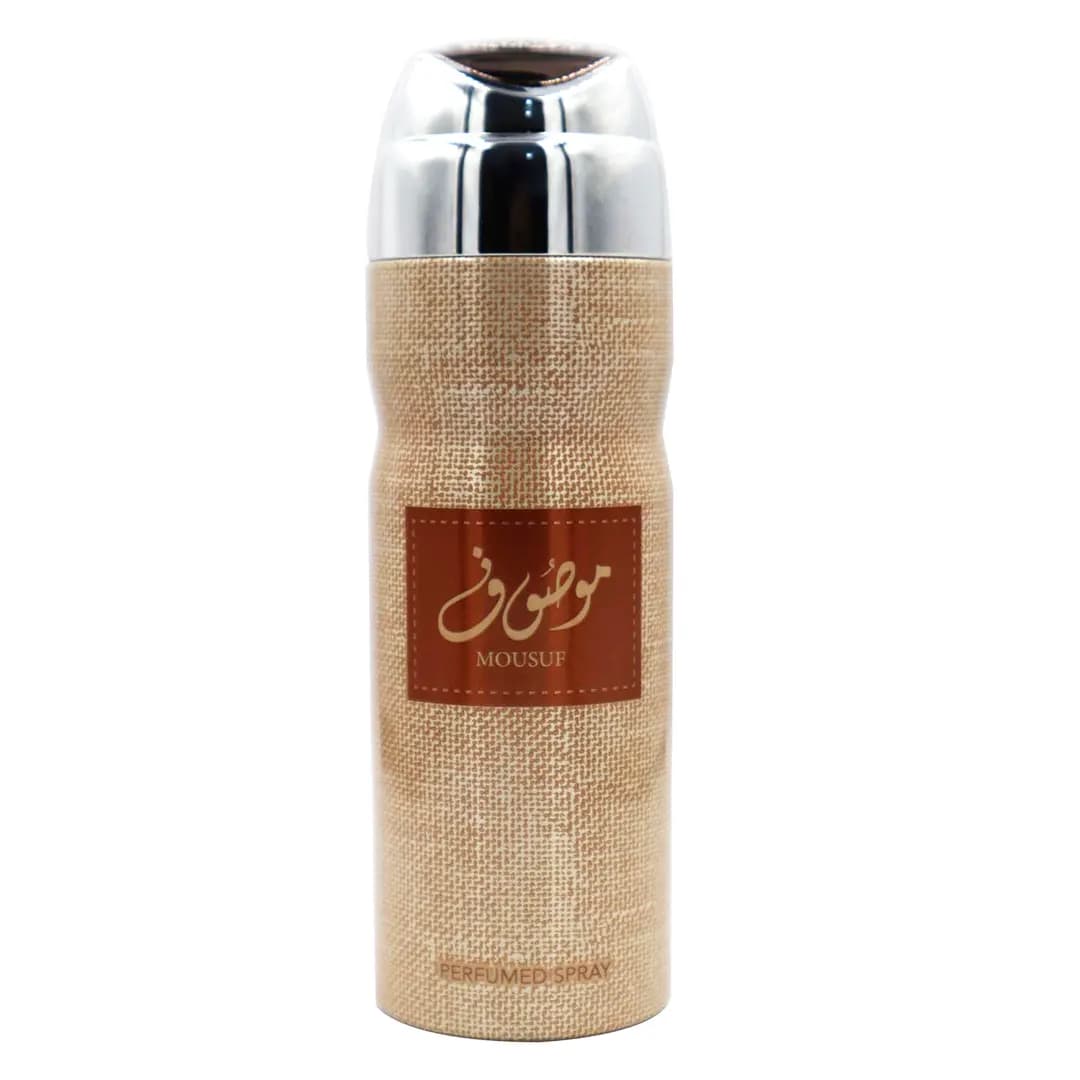 اسپری بدن موصوف ارضالزعفران حجم 200 میلیلیتر اورجینال | Mousuf body spray Ard Al Zaafaran