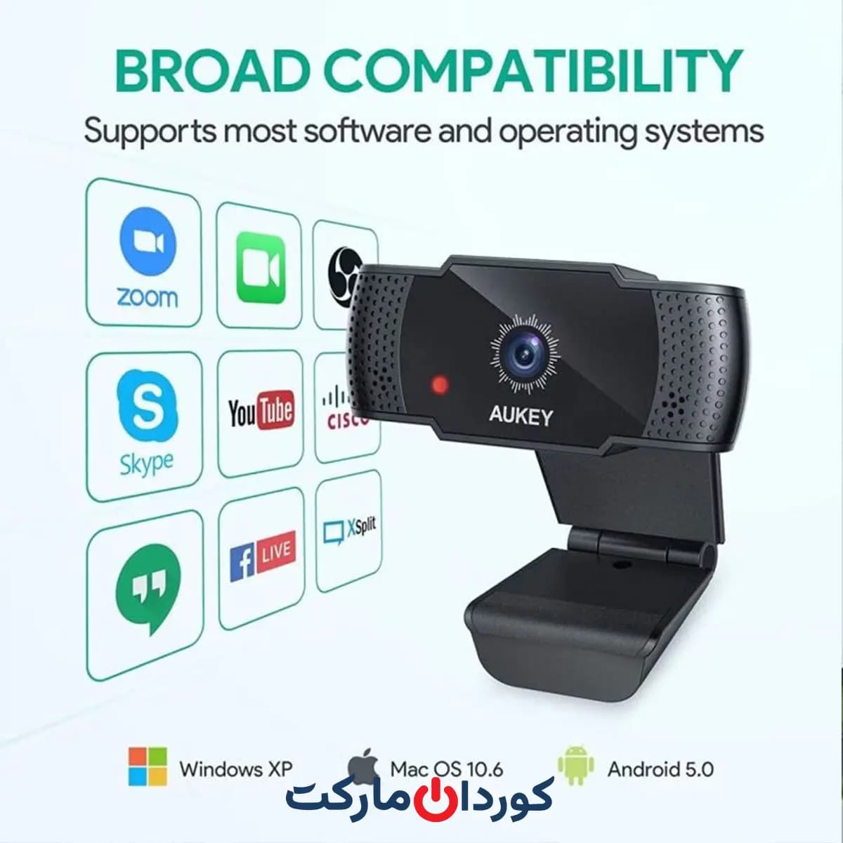 وب کم آکی AUKEY مدل PC-LM4 — تصویر ۵