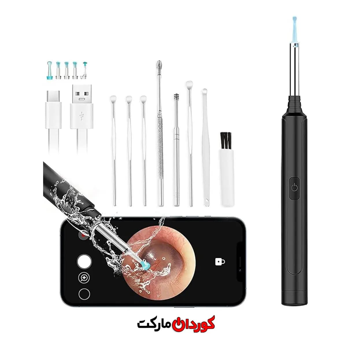 گوش پاک کن دوربین دار هوشمند مدل Y8 — تصویر ۲