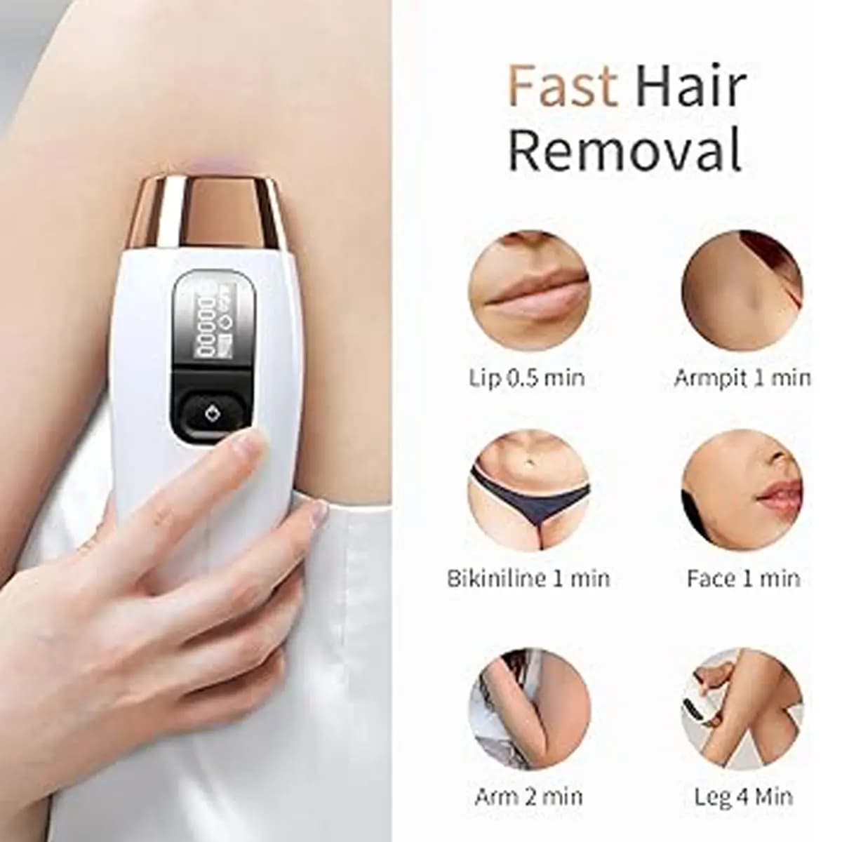 دستگاه لیزر موهای زائد IPL خانگی برند Cosbeautyمدل CB-036B — تصویر ۳