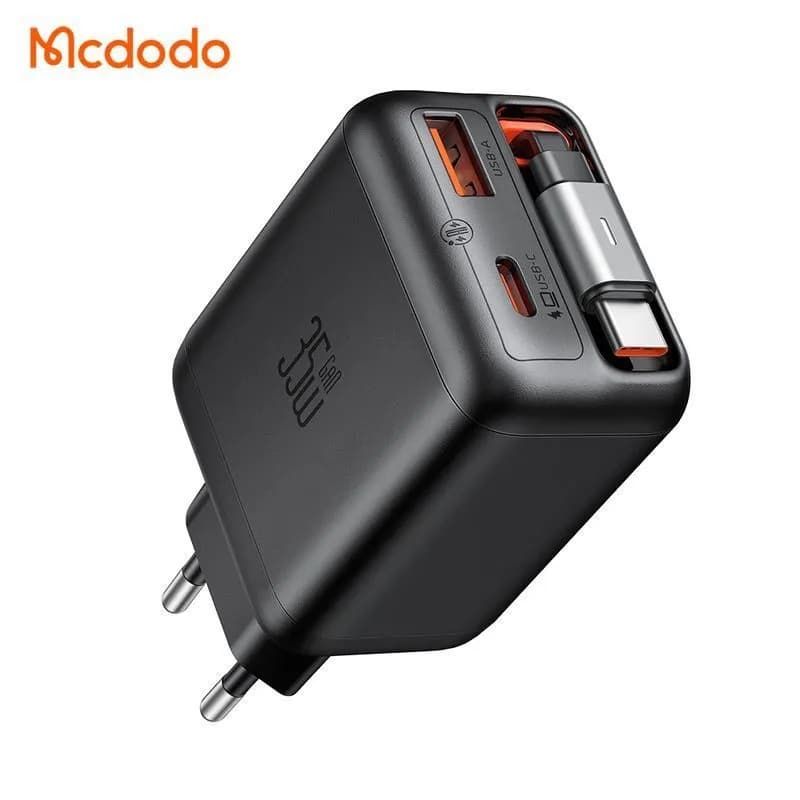 شارژر دیواری مک دودو مدل CH-128 ظرفیت 35 وات 2 خروجی PD و USB